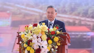 Phát biểu của Tổng Bí thư tại lễ khởi công xây dựng trường phổ thông nội trú liên cấp tiểu học và trung học cơ sở tại 121 xã biên giới đất liền