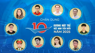 Ngày mai diễn ra Lễ trao Giải thưởng Gương mặt trẻ Việt Nam tiêu biểu năm 2025