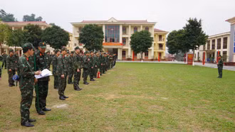 Bộ Chỉ huy Quân sự tỉnh Lào Cai luyện tập các phương án sẵn sàng chiến đấu bảo vệ bầu cử 
