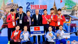 Đội kickboxing Việt Nam giành 32 Huy chương vàng tại Cúp thế giới 2026