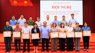 Xã Lục Yên tổng kết phong trào thi đua, khen thưởng năm 2025