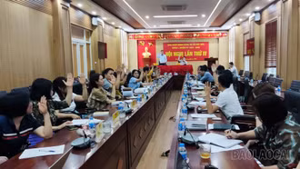 Hợp Thành và Bát Xát tổ chức hội nghị Ban Chấp hành Đảng bộ xã