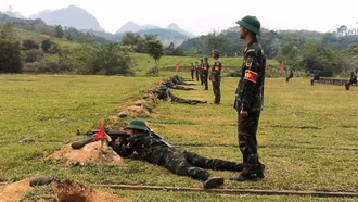 Kiểm tra thực hành bắn súng cho chiến sĩ mới nhập ngũ năm 2026