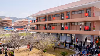 Xây trường nội trú vùng biên: Nền tảng cho giáo dục và phát triển bền vững