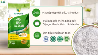 Nếp Nam Lá Xanh chuẩn vị: Bí quyết nấu xôi dẻo thơm