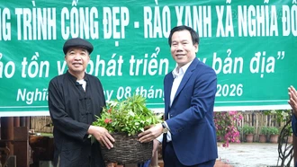 Nghĩa Đô phát động chương trình "Cổng đẹp - Rào xanh"