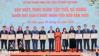 Mặt trận Tổ quốc Việt Nam vinh danh tập thể, cá nhân kiều bào tiêu biểu năm 2025
