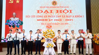 Xã Mậu A tổ chức Đại hội Hội Cựu Công an nhân dân lần thứ I, nhiệm kỳ 2026 - 2031