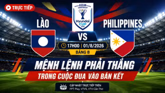TRỰC TIẾP Lào vs Philippines (17h00 ngày 01/8 - bảng B): Mệnh lệnh phải thắng trong cuộc đua vào bán kết