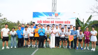 Bế mạc Giải bóng đá Đoàn Thanh niên phường Sa Pa lần thứ I năm 2026