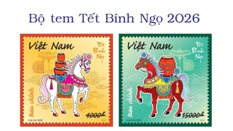 Phát hành bộ tem 'Tết Bính Ngọ'