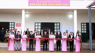 Khánh thành nhà văn hóa thôn Suối Chải, xã Bát Xát