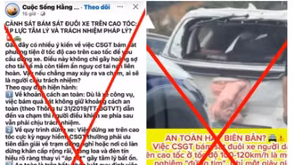 Cục CSGT cảnh báo tin giả về việc dừng xe để kiểm soát trên cao tốc