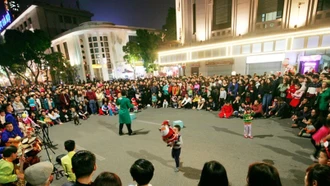 Phố đi bộ hồ Gươm tạm dừng hoạt động để phục vụ công tác bầu cử