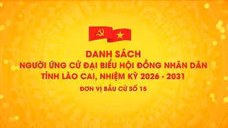 Danh sách chính thức những người ứng cử đại biểu HĐND tỉnh Lào Cai, nhiệm kỳ 2026 - 2031 (đơn vị bầu cử số 15)