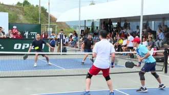 Gần 500 vận động viên tham gia Giải vô địch Pickleball các lứa tuổi tỉnh Lào Cai năm 2025