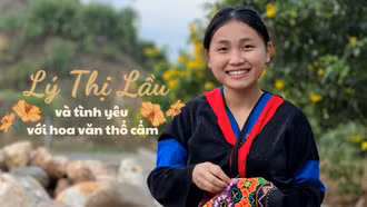 Lý Thị Lầu và tình yêu với hoa văn thổ cẩm