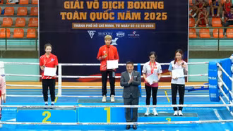 Đội tuyển Boxing Lào Cai giành 2 huy chương tại Giải vô địch Boxing toàn quốc năm 2025