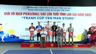 Bế mạc Giải vô địch Pickleball các lứa tuổi tỉnh Lào Cai năm 2025