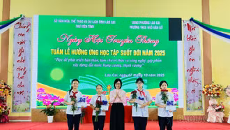 Ngày hội truyền thông tuần lễ hưởng ứng học tập suốt đời năm 2025.