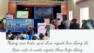 Nâng cao hiệu quả đưa người lao động đi làm việc ở nước ngoài theo hợp đồng