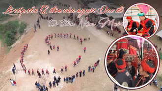 Lễ cấp sắc 12 đèn của người Dao đỏ tại thôn Nậm Mười