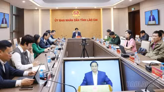 Lào Cai tham dự Hội nghị trực tuyến về tình hình phát triển “kinh tế bạc” 