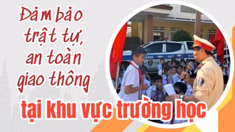 Đảm bảo trật tự, an toàn giao thông tại khu vực trường học