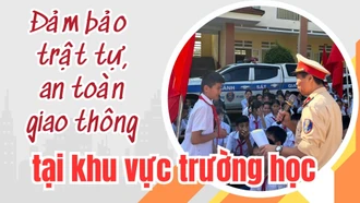 Đảm bảo trật tự, an toàn giao thông tại khu vực trường học