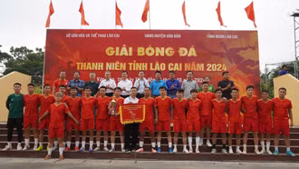 Đội bóng huyện Văn Bàn vô địch Giải bóng đá thanh niên tỉnh Lào Cai năm 2024