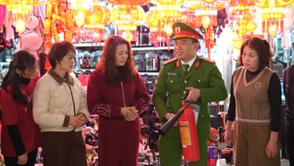 Công an tỉnh: Đảm bảo công tác phòng cháy, chữa cháy tại các chợ dân sinh trên địa bàn phường Lào Cai