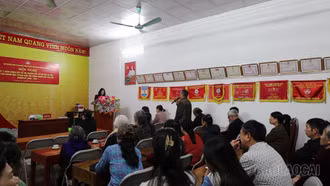 Cử tri tổ dân phố 13, Nam Cường, phường Cam Đường thống nhất cao giới thiệu người ứng cử đại biểu HĐND tỉnh nhiệm kỳ 2026 - 2031