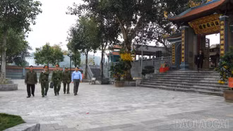 Bảo Hà: Tăng cường đảm bảo an ninh, trật tự các điểm di tích văn hóa - tâm linh dịp nghỉ tết Dương lịch