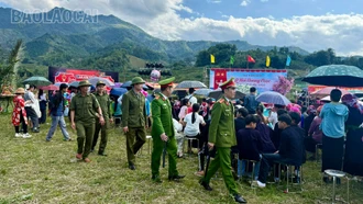 Đảm bảo an ninh trật tự mùa lễ hội