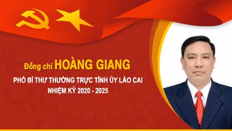 [Infographic] Tóm tắt tiểu sử đồng chí Hoàng Giang, Phó Bí thư Thường trực Tỉnh ủy Lào Cai