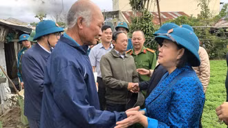 Bà Bùi Thị Minh Hoài: Lâm Đồng tập trung cao độ hỗ trợ người dân trong và sau mưa