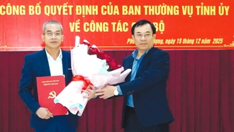 Đồng chí Lê Hoàn giữ chức Phó Bí thư Thường trực Đảng ủy xã Phong Dụ Thượng, nhiệm kỳ 2025 - 2030