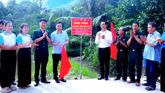 Xã Bảo Hà: Khánh thành cầu dân sinh thôn Liên Hà 6