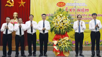 Lào Cai: Kỷ niệm 80 năm Ngày thành lập Tòa án nhân dân (13/9/1945 - 13/9/2025)