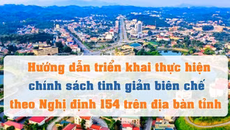 Hướng dẫn triển khai thực hiện chính sách tinh giản biên chế theo Nghị định 154 trên địa bàn tỉnh 
