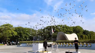 Nhật Bản tổ chức lễ tưởng niệm 80 năm vụ ném bom nguyên tử xuống Hiroshima