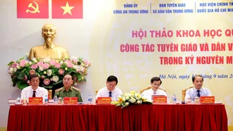 Hội thảo khoa học quốc gia “Công tác tuyên giáo và dân vận của Đảng trong kỷ nguyên mới”