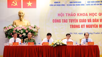 Hội thảo khoa học quốc gia “Công tác tuyên giáo và dân vận của Đảng trong kỷ nguyên mới”