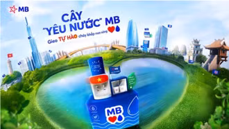 “Cây Yêu Nước” phủ xanh hơn 300 chi nhánh MB: Gieo tự hào chảy khắp non sông