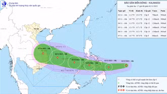 Bão số 13 cực kỳ nguy hiểm trên Biển Đông