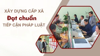 Xây dựng cấp xã đạt chuẩn tiếp cận pháp luật
