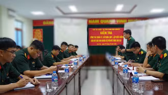 Cục Tác chiến, Bộ Tổng Tham mưu kiểm tra công tác quản lý, sử dụng đất quốc phòng tại Bộ Chỉ huy Quân sự tỉnh Lào Cai