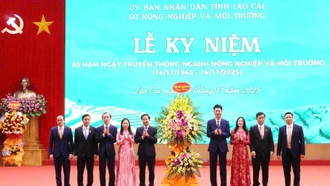 Lào Cai kỷ niệm 80 năm Ngày truyền thống ngành Nông nghiệp và Môi trường (14/11/1945 - 14/11/2025)