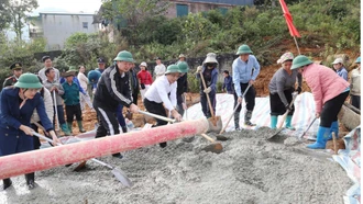 Sa Pa khởi công nâng cấp 2 tuyến đường ngõ xóm, tổ dân phố