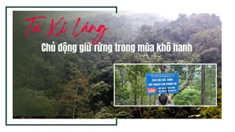 Tà Xi Láng chủ động giữ rừng trong mùa khô hanh